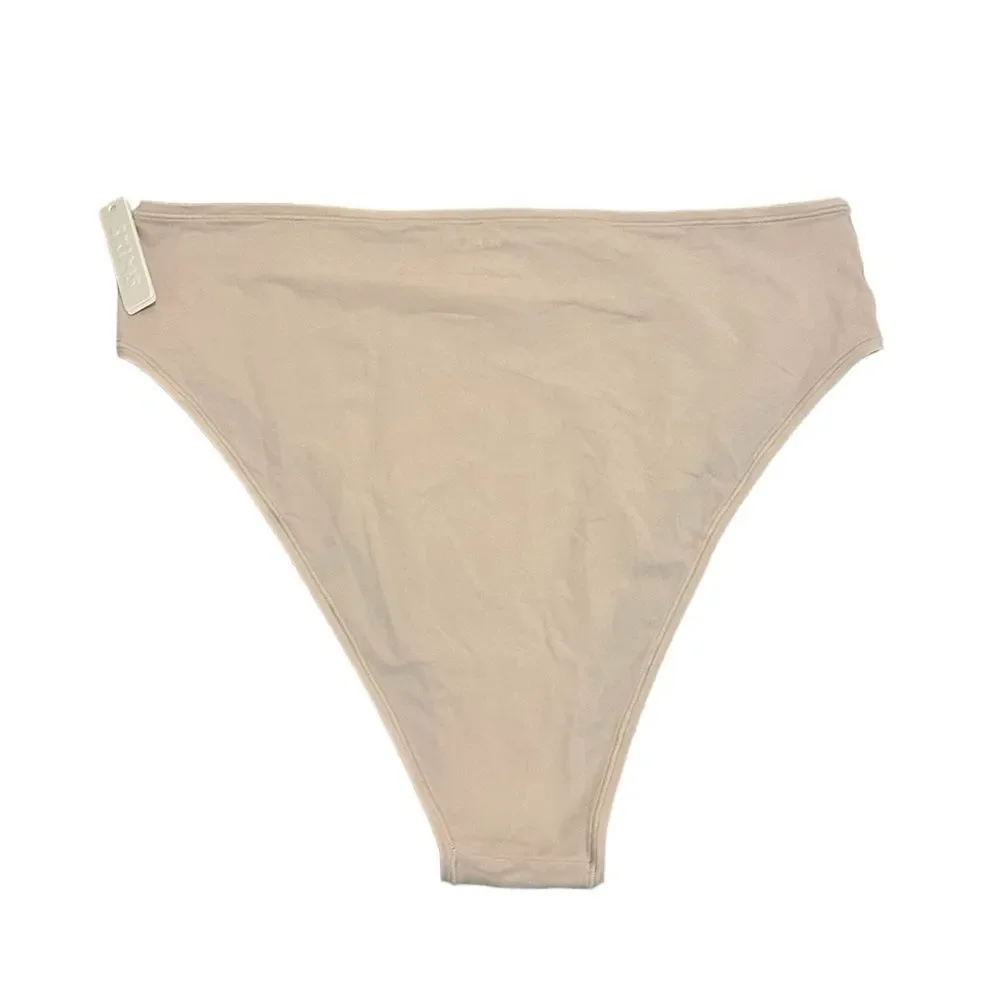 NWT SKIMS Fits Everybody Cheeky High Waisted Brief Panty In Mica Nude Panty